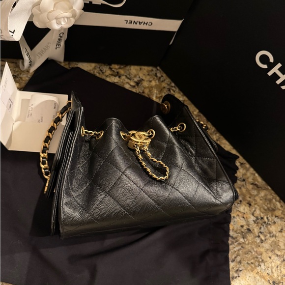 Brand new Chanel 25 Black Mini Bag Hard to find! - Picture 6 of 16